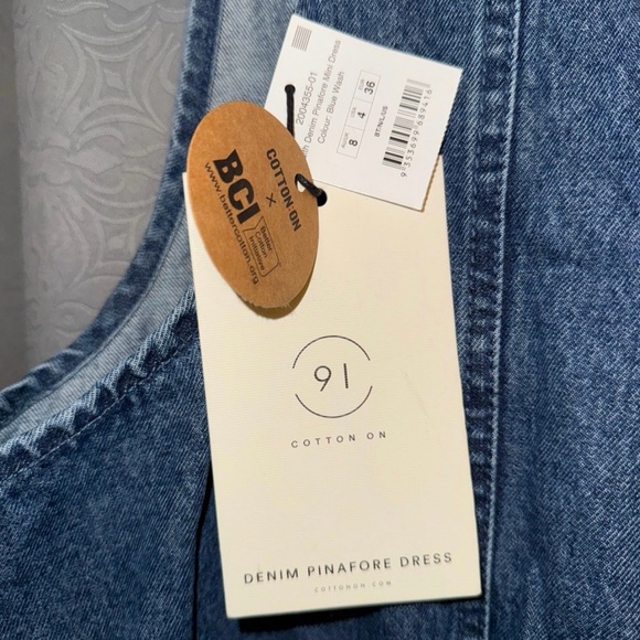NWT Cotton On Mini Denim Dress - Picture 4 of 5